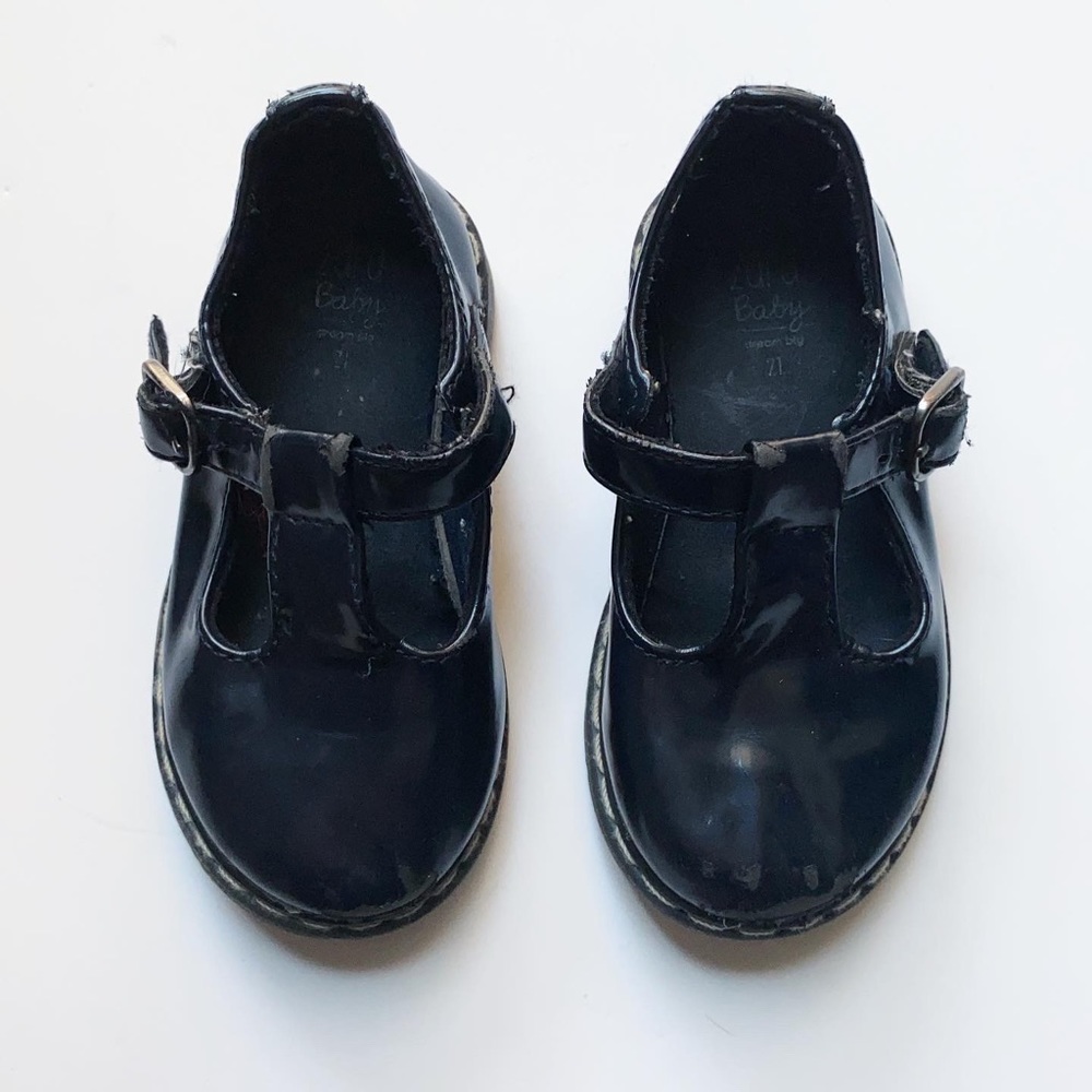 The Navy Leather MaryJanes